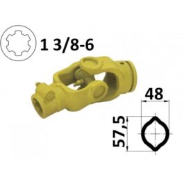 kompletny przegub na rurę 48×57,5, G6