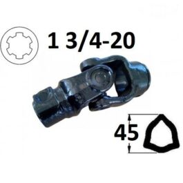 kompletny przegub na rurę 45 mm, 1 3/4-20
