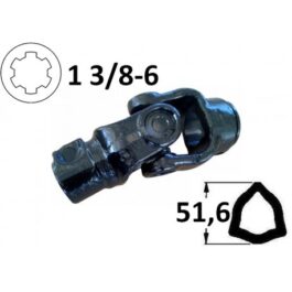 kompletny przegub na rurę 51,6mm, 00884