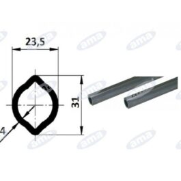 Rura 3m, profil cytrynka 23,5×31, G1
