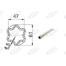 Rura zewnętrzna L3000, profil gwiazdka, S5, W2500, G8